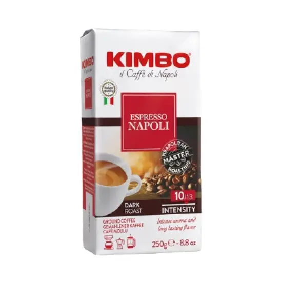 Kimbo Espresso Napoli - Ground Coffee 250g Brick image {6}
