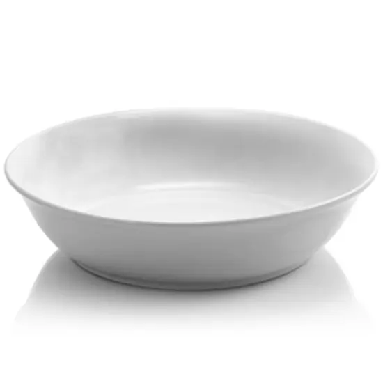 Gibson Home 4 Piece Wide 8.75 in. Stoneware Dinner and Serving Bowls in White image {1}
