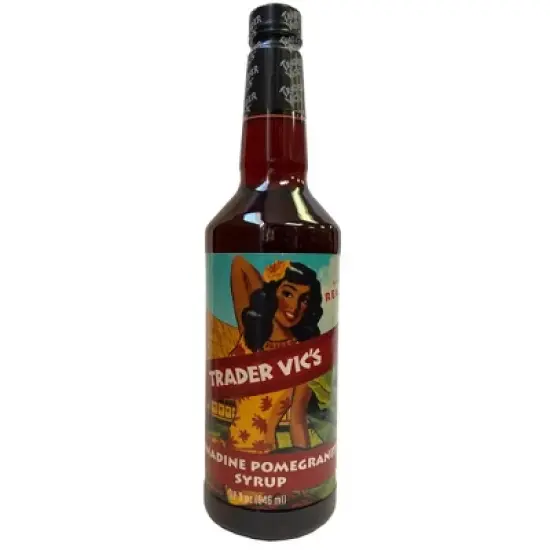 Trader Vic's Pomegranate Grenadine Syrup for Cocktail Mixes, Mocktails, & Drinks 32 Fl. Oz. / 946 Ml. image {11}