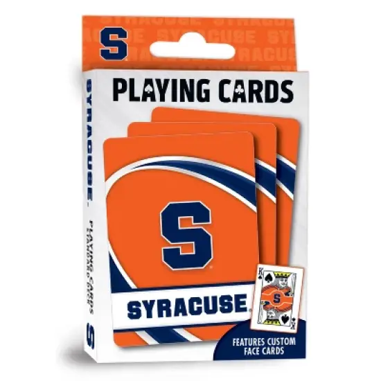 MasterPieces Officially Licensed NCAA Syracuse Orange Playing Cards - 54 Card Deck for Adults image {1}