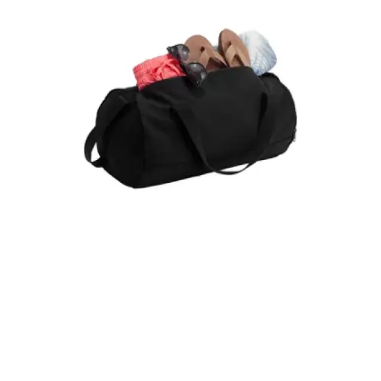 Port Authority Classic Duffel Bag with Dyed to Match Handles and Zippered End Pocket - 40L image {2}