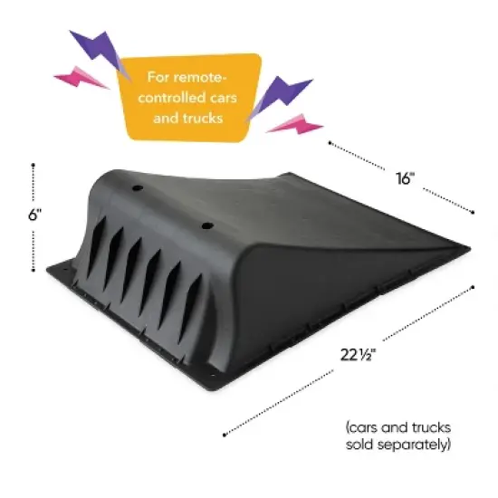 Hearthsong Multi-Use Curved Ramp for Use with Remote Control (RC) Vehicles image {2}