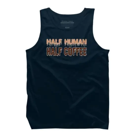 Men's Design By Humans Funny Halloween Costume For Coffee Addicts By TeeShirtMadness Tank Top image {6}