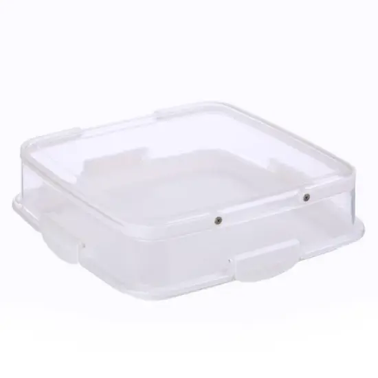 SnapLock Pie and Entertainment Carrier: Dessert & Pie Storage, Multiple Pie Saver, Dishwasher-Safe, Clear/White image {2}