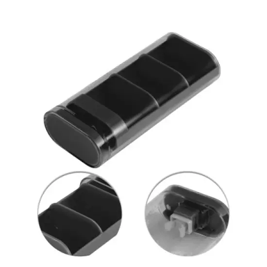 Unique Bargains 3 Grids Pill Case 1 Pc image {2}