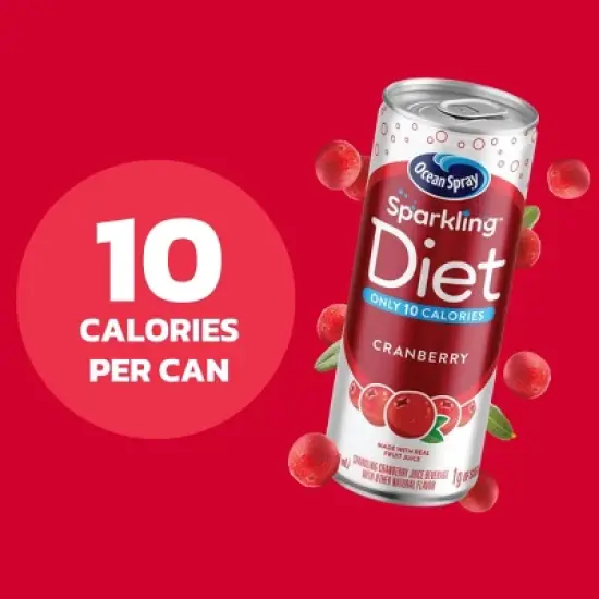 Ocean Spray Sparkling Diet Cranberry - 4pk/11.5 fl oz Cans image {4}
