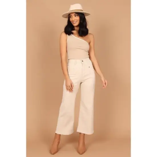 Petal and Pup Womens Georgette High Waisted Straight Leg Pants image {6}