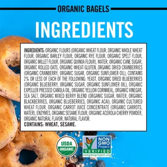 Dave's Killer Bread Organic Boomin Berry Bagels - 16.75oz/5ct image {5}
