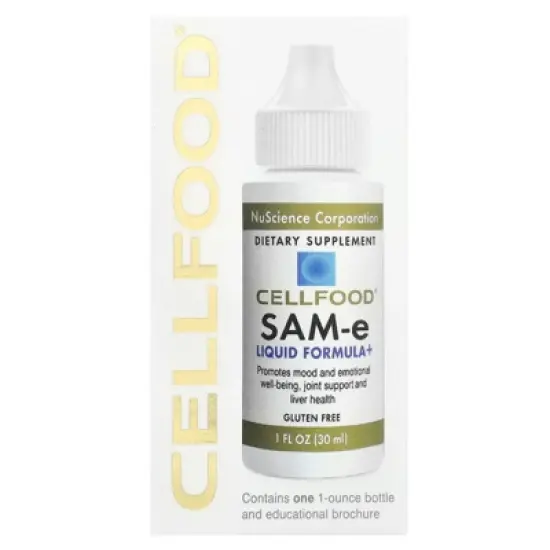 Cellfood SAM-e Liquid Formula+, 1 fl oz (30 ml) image {4}