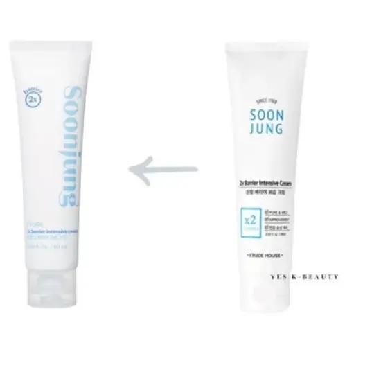 ETUDE - Soon Jung 2x Barrier Intensive Cream (60mL) Korean Hypoallergenic Shea Butter Hydrating Facial Cream for Sensitive Skin image {4}