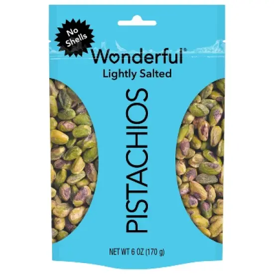 Wonderful No Shell Lightly Salted Pistachios - 6oz image {7}