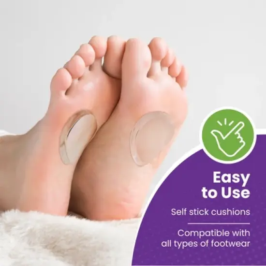 Mars Wellness Gel Ball of Foot Cushions - 1/4 Inch image {5}