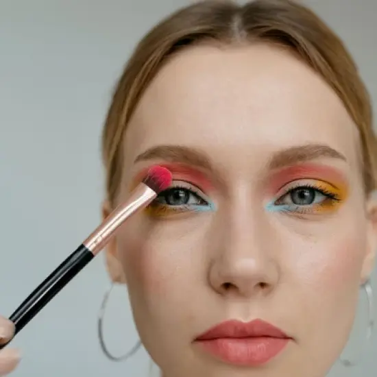 Pursonic 5 Pcs Studio Makeup Brush Set (Black) image {2}