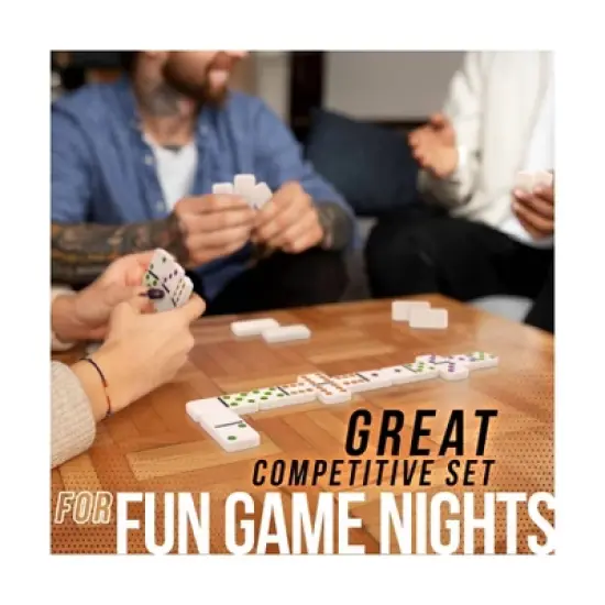 Spinner - The Game of Wild Dominoes! Board Game: Includes Storage Tin, Instructions, for 1-8 Players, Problem Solving image {11}