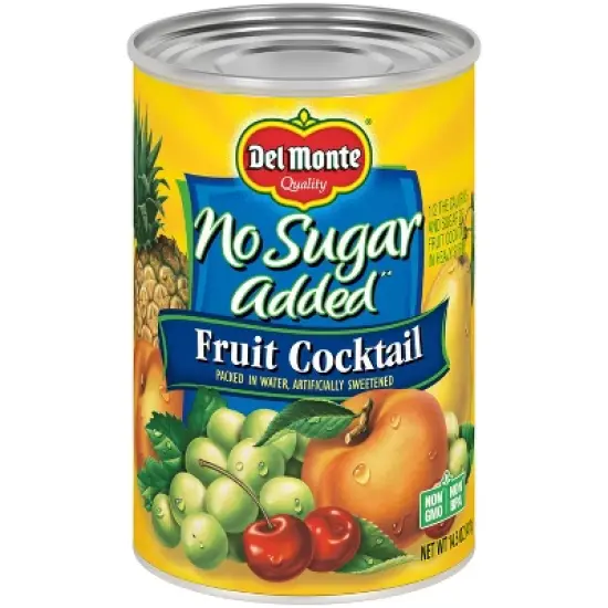 Del Monte No Sugar Added Fruit Cocktail in Water - 14.5oz image {4}