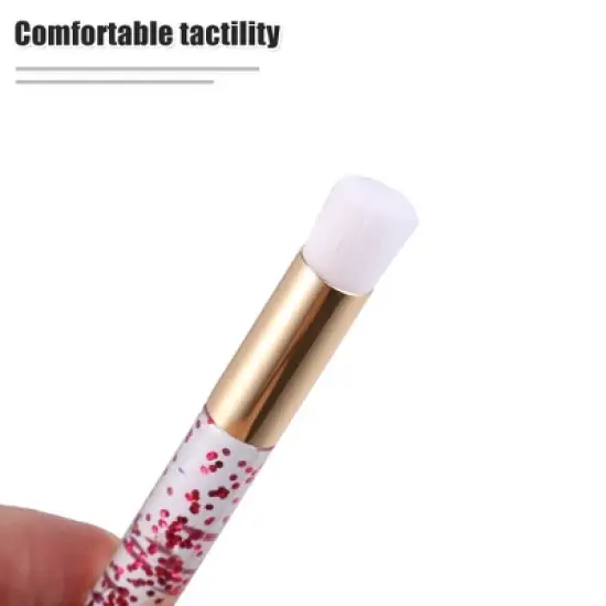 Unique Bargains 20 Pcs Makeup Brush Set, Travel Blending Foundation Contour Concealer Blusher Brush 10x1cm image {4}