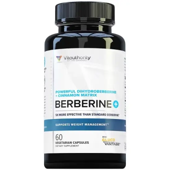 Berberine Supplement, Ceylon Cinnamon Capsule for Blood Sugar and Weight Loss, Vitauthority, 60ct image {4}