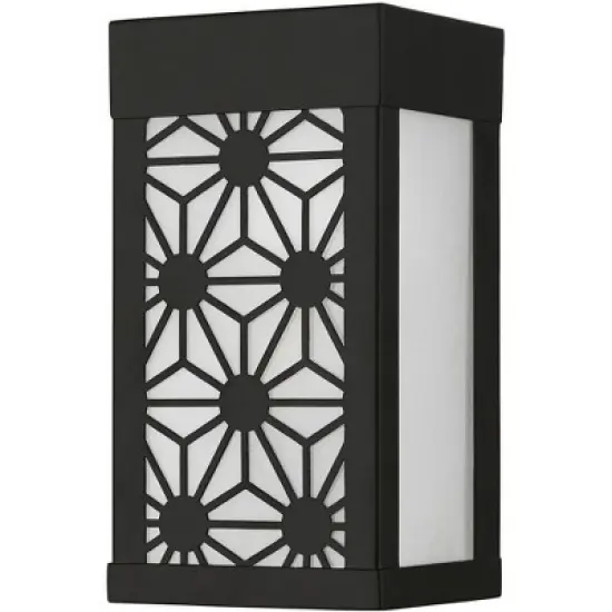 Livex Lighting Berkeley 1 - Light Wall Light in  Black image {3}