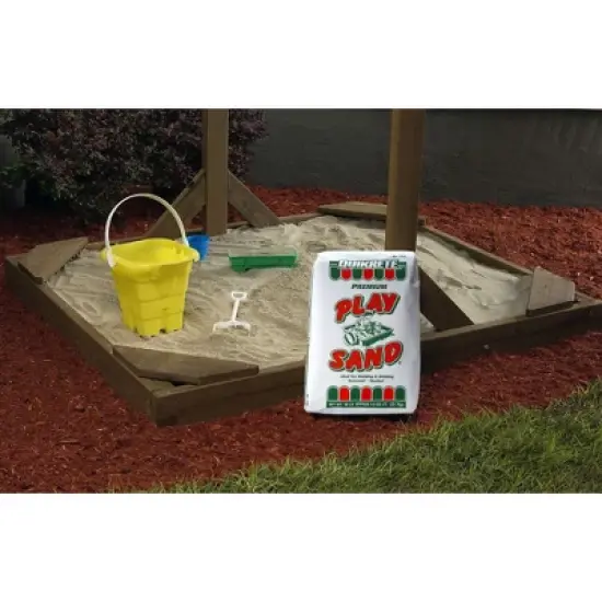 QUIKRETE Natural Washed, Screened, and Dried Soft Play Sand for Sandboxes, Landscaping, or Litter Boxes - Beige 50lbs. image {1}