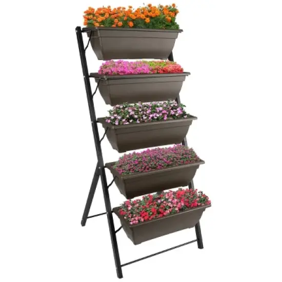 Pure Garden Raised Garden Beds Rectangular Steel Outdoor Planter Pots image {11}
