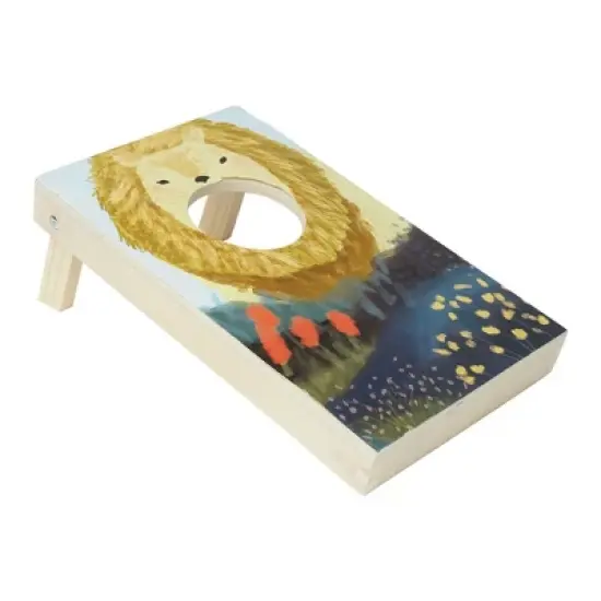 Manhattan Toy Wild Ones Indoor Outdoor Wooden Cornhole Bean Bag Toss Game Set, 10 Piece image {8}