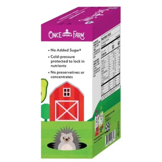 Once Upon a Farm Fruit & Veggie Variety Pack - 12.8oz/4ct image {5}