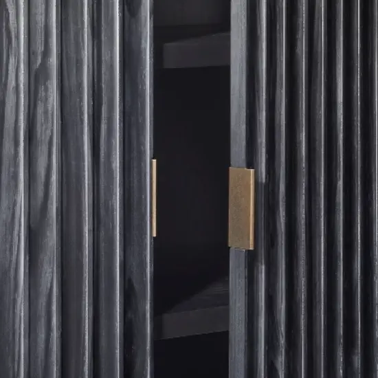 55" Thousand Oaks Wood Scalloped Cabinet - Threshold&trade; designed with Studio McGee image {3}