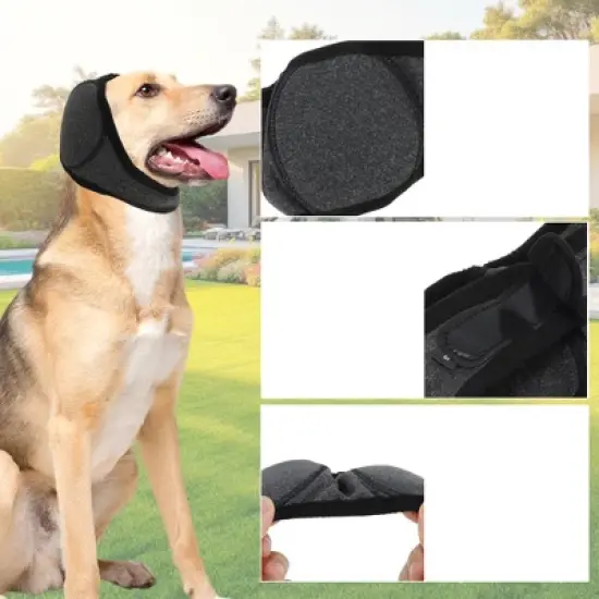 Unique Bargains Dog Ear Cover Gray 1 Pc image {2}