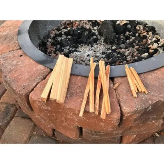 HANPURE 40 Lbs Fatwood Fire Starter Sticks, 100% Natural Kindling wood, Pine Firewood Firestarter for Campfire, Stove, Fireplace, Bonfires, Grill image {9}