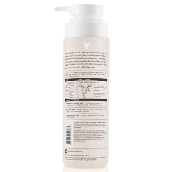 Naturium The Smoother Glycolic Acid Exfoliating Body Wash - 16.9 fl oz image {3}
