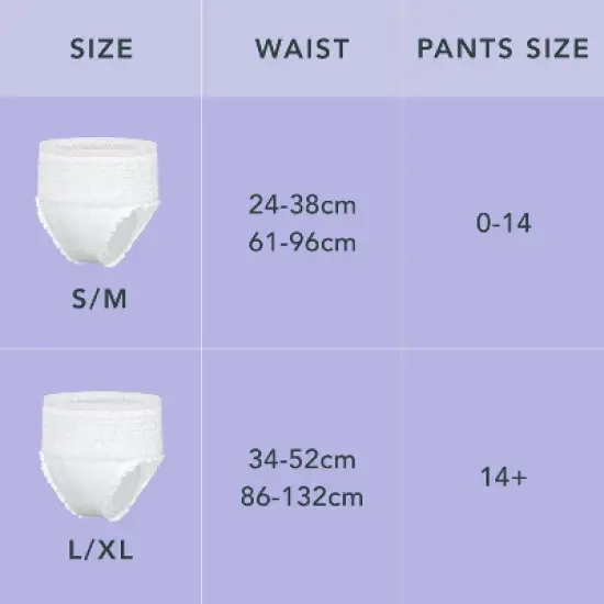 Rael Organic Disposable Period Underwear - S/M - 5ct image {7}