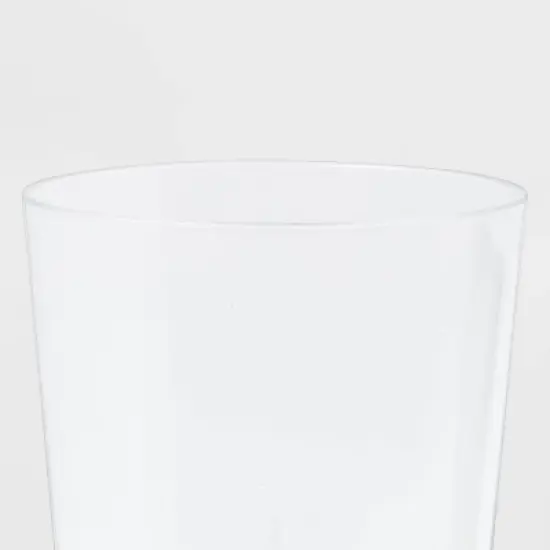 12.6oz Plastic Short Tumbler - Room Essentials&trade;: Reusable  Clear Cup, Dishwasher Safe Drinkware image {2}