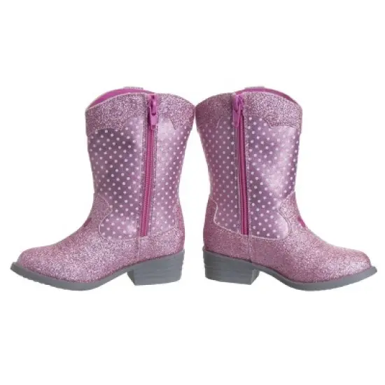 Disney Minnie Mouse Girls' Cowgirl Boots (Toddler/Little Kids) image {2}