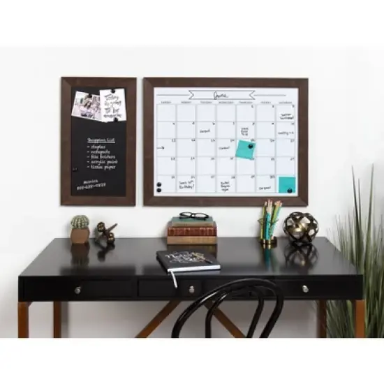 DesignOvation Beatrice Framed Magnetic Dry Erase Monthly Calendar image {4}