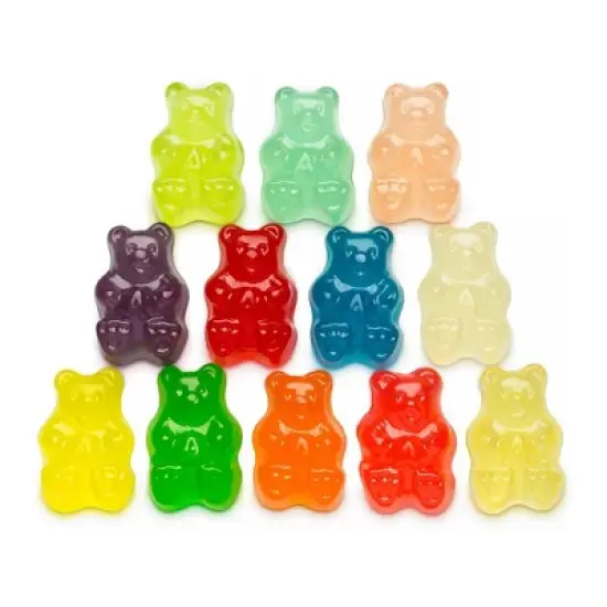 12 Flavor Assorted Gourmet Gummi Bears - 80oz image {1}