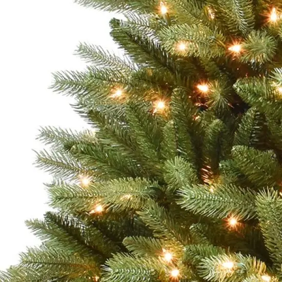 6.5ft Pre-lit Artificial Christmas Tree Davenport Fir image {2}