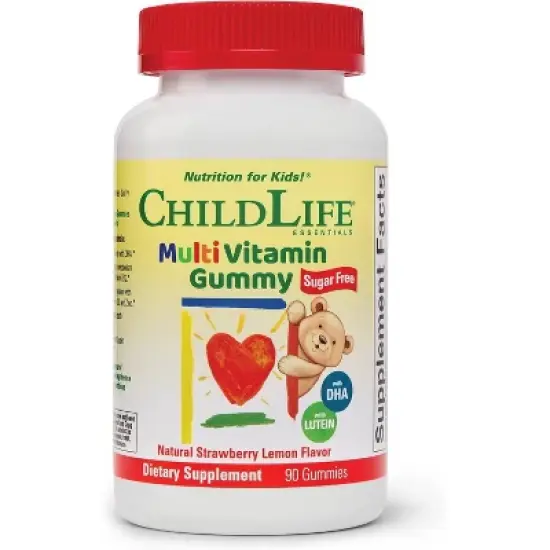 ChildLife Essentials Kids Multivitamin Gummies - Lemon Strawberry - 90ct image {7}