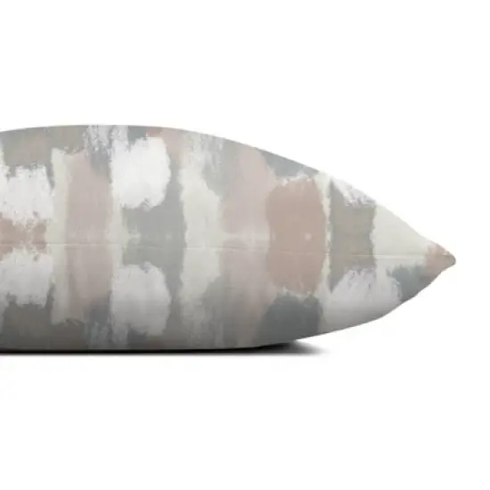 Creative Products Gray Brushstroke Pattern 18x18 Indoor / Outdoor Pillow image {3}