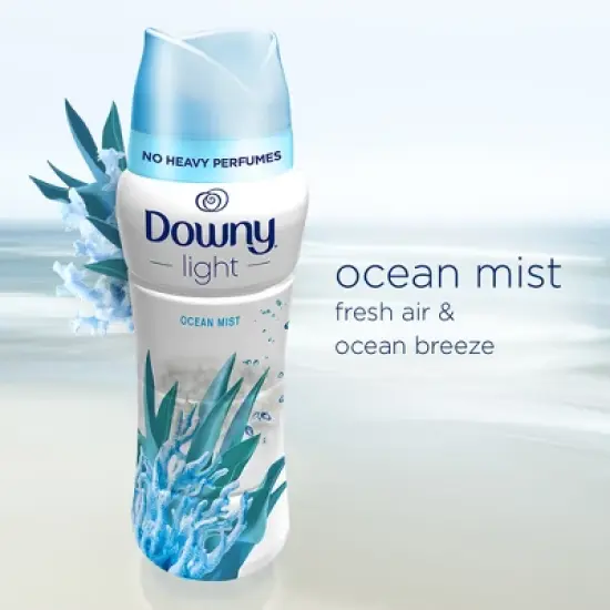 Downy Light Ocean Mist Laundry Scent Booster Beads for Washer with No Heavy Perfumes image {6}