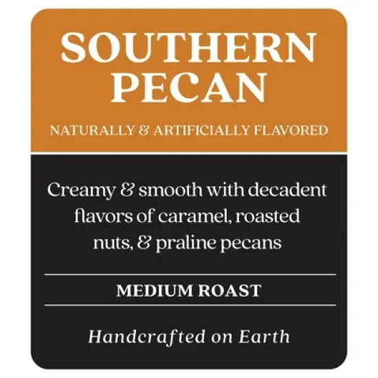 Copper Moon Southern Pecan Flavored Blend Medium Roast Whole Bean Coffee - 2lbs image {1}