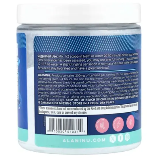 Alani Nu Pre-Workout, BreezeBerry&trade;, 10.2 oz (291 g) image {2}