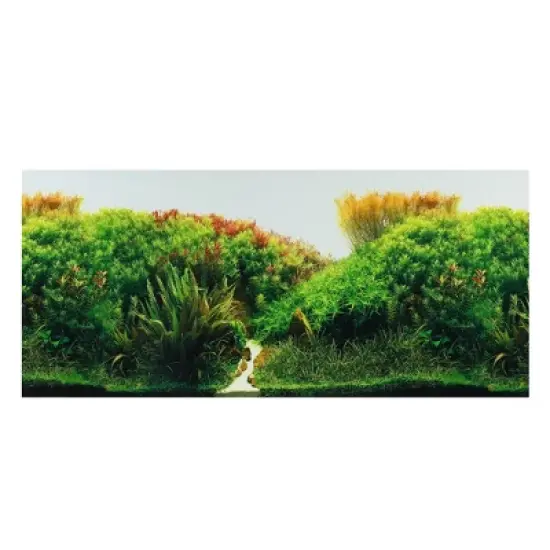 Unique Bargains Double-sided Aquarium Fish Tank Background Poster 1 Pc image {7}