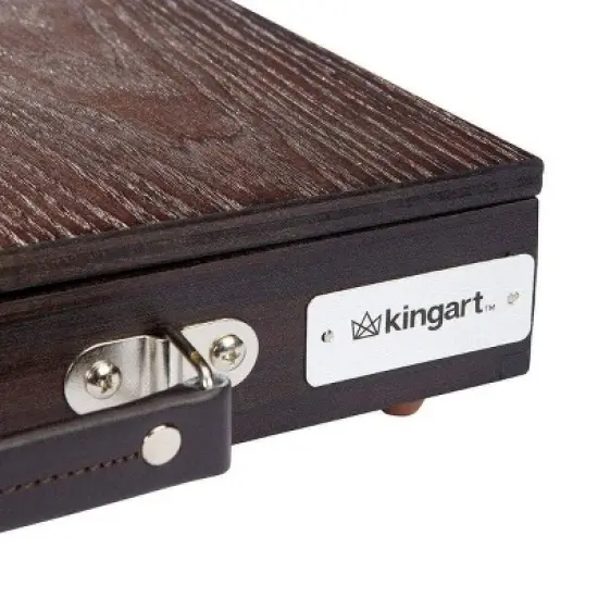 Kingart Solid Wood Tabletop Easel w/Drawer - Espresso image {6}