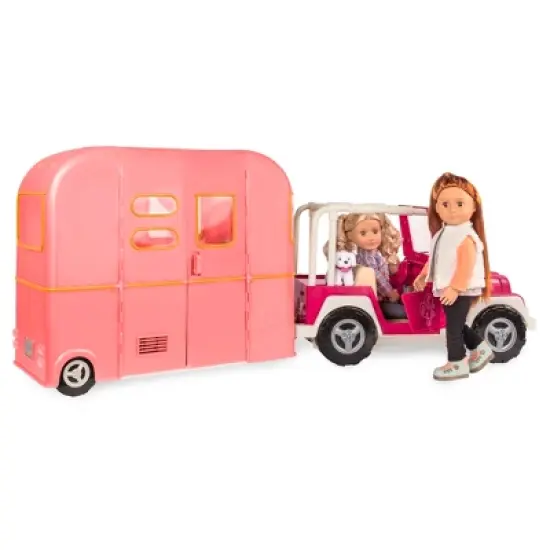 Our Generation RV Seeing You Camper for 18" Dolls - Pink image {6}