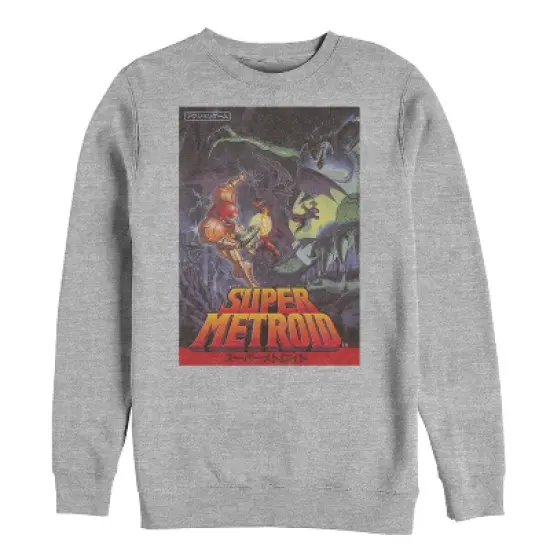 Men's Nintendo Super Metroid Japanese Cover Art Sweatshirt image {2}
