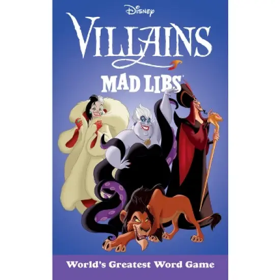Disney Villains Mad Libs - by  Brandon T Snider (Paperback) image {1}