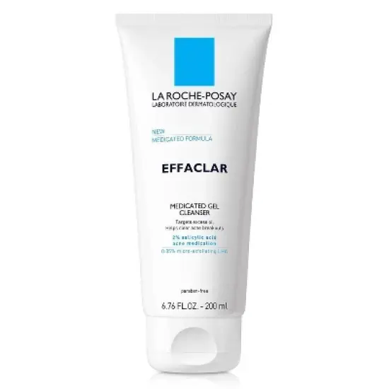 La Roche Posay Effaclar Dermatological Acne Treatment 3-Step System Kit with Medicated Gel Cleanser, Clarifying Solution and Effaclar Duo - 7.5 fl oz image {2}