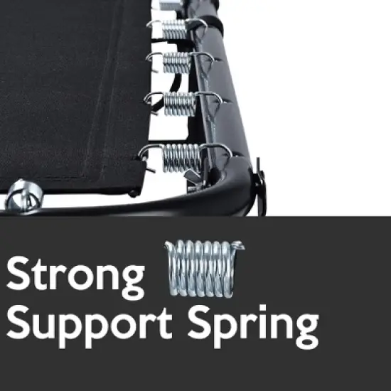 Continental Sleep, 14" Folding Cot Bed with 3" Memory Foam Mattresses, Sturdy Metal Folding Frame, Fully Assembled, Great for Adults and Kids, image {3}