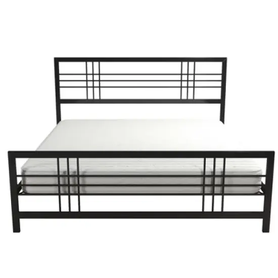 King Bellatrix Industrial Modern Metal Bed - Room & Joy image {4}