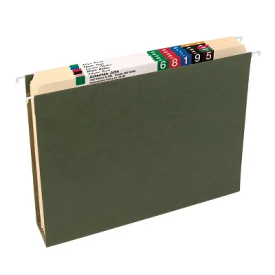 Smead Hanging Box Bottom File Folder, 3" Expansion, Legal Size, PAPER, 25 per Box (64379) image {9}
